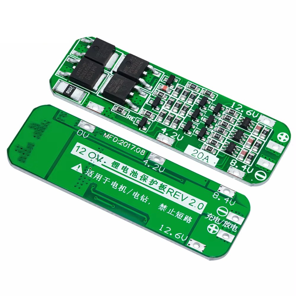 3S 20A BMS 12.6V Lithium Battery Charger Protection Board