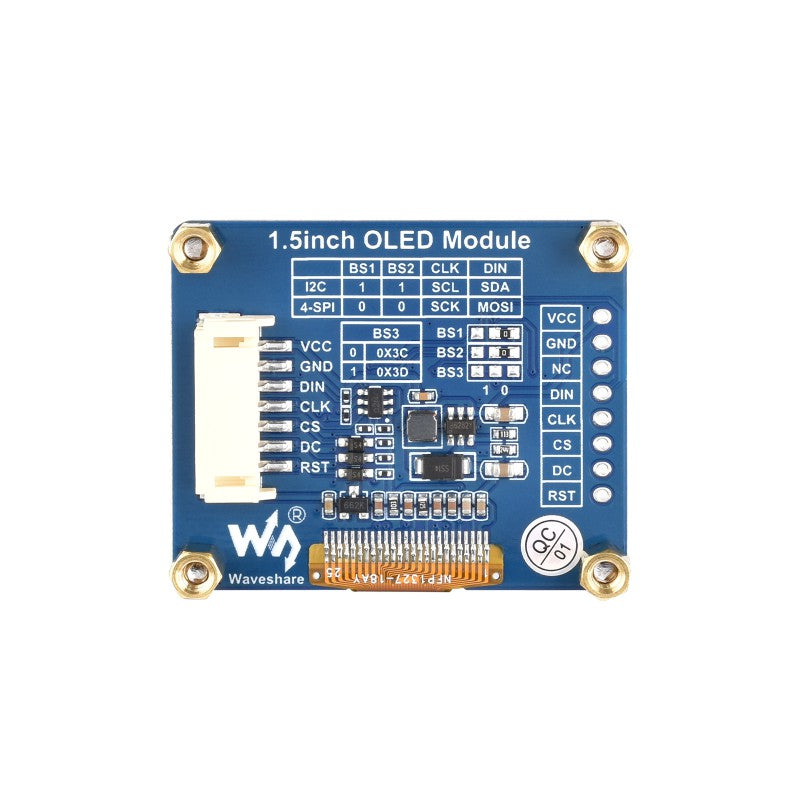 1.5inch OLED display Module - 128x128 Waveshare