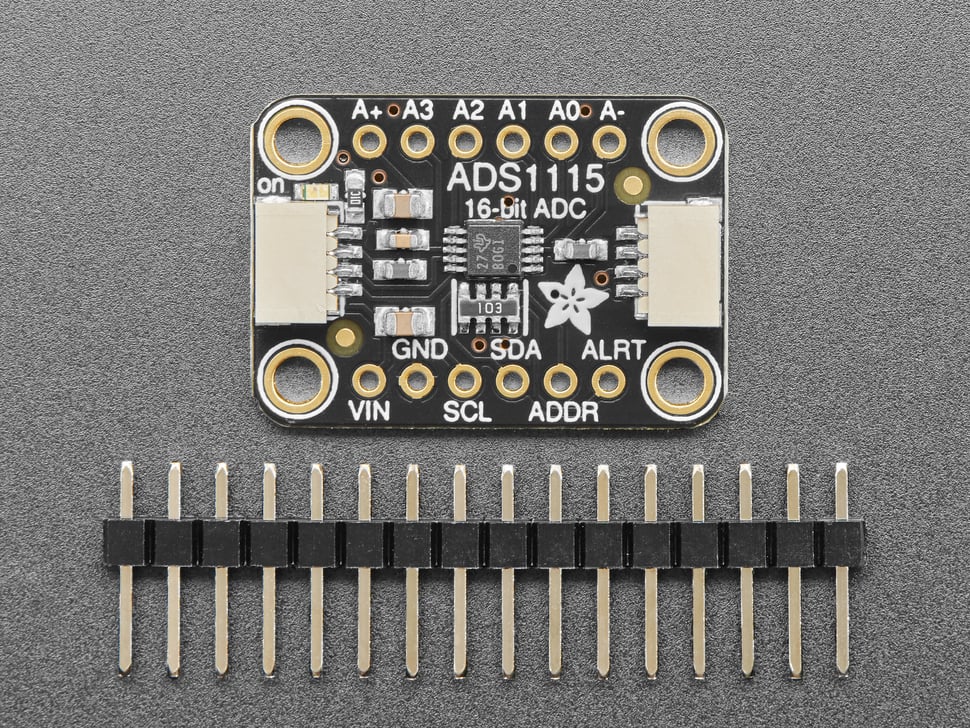 Adafruit ADS1115 16-Bit ADC - 4 Channel with Programmable Gain Amplifier