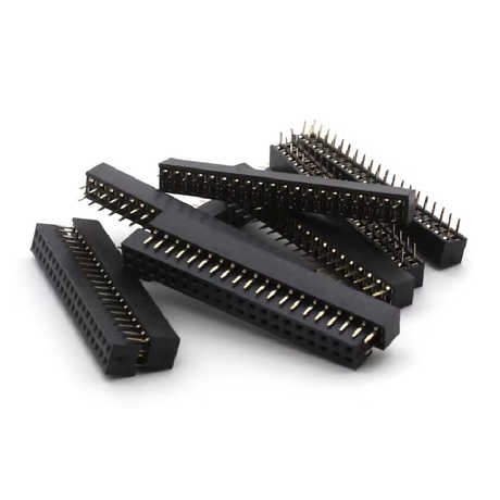 10 Pack 20×2 Pin Female Header 2.54mm Single Row - (2×20)