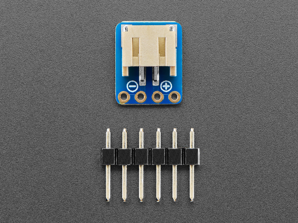 Adafruit JST-PH 2-Pin SMT Right Angle Breakout Board