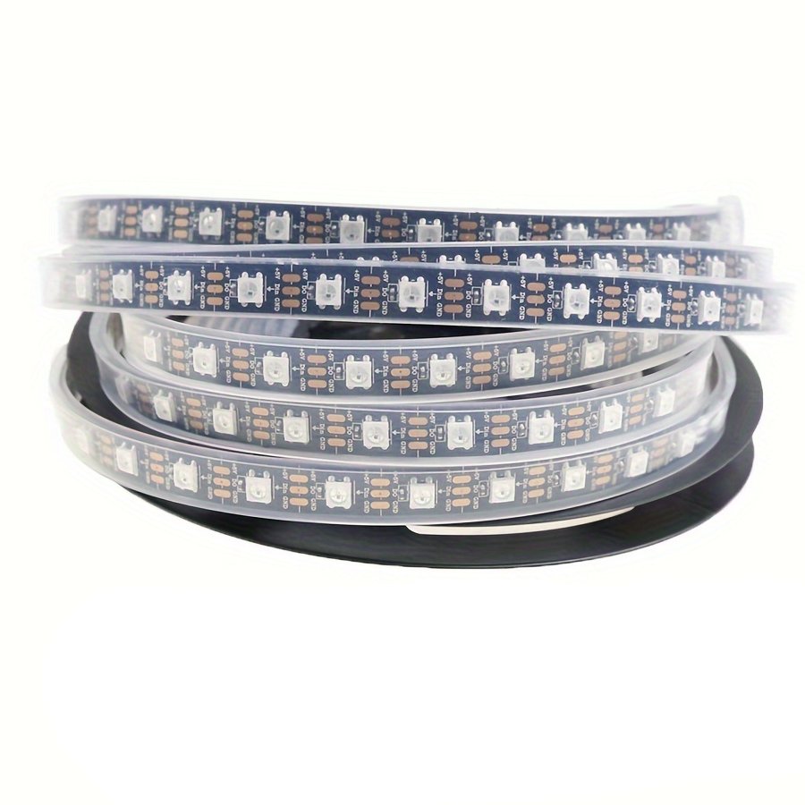 WS2812B Addressable RGB LED Strip Black PCB - 5M 60 LEDs/m IP67