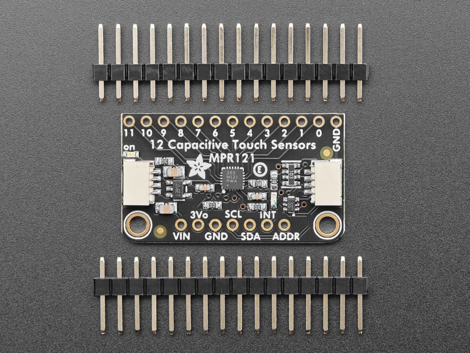 Adafruit 12-Key Capacitive Touch Sensor Breakout - MPR121 - STEMMA QT