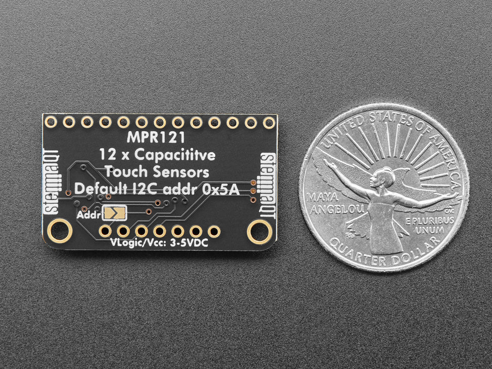 Adafruit 12-Key Capacitive Touch Sensor Breakout - MPR121 - STEMMA QT