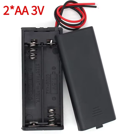 2 × AA Battery Holder Case With ON/ OFF Switch