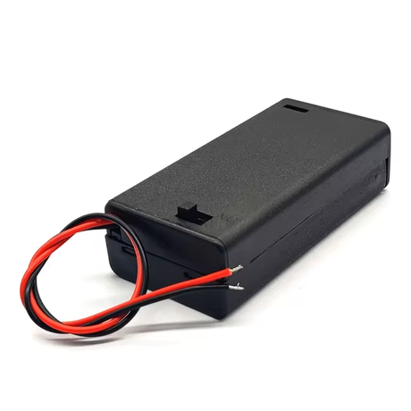 2 × AA Battery Holder Case With ON/ OFF Switch