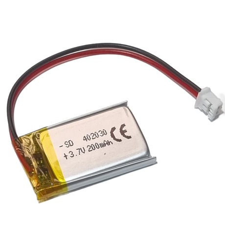 3.7V 200mAh LiPo Battery – Lithium Polymer 402030