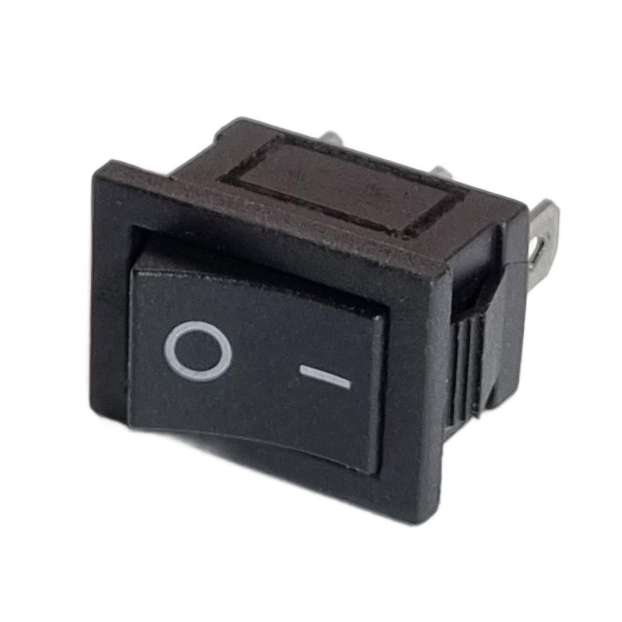 Round SPST Rocker Switch – ON/OFF, 2-Pin