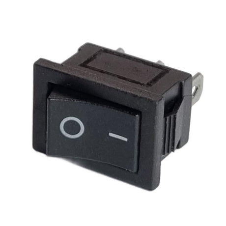 Round SPST Rocker Switch – ON/OFF, 2-Pin