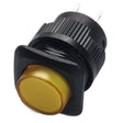 16mm Illuminated Yellow Momentary Push Button Switch – 4-Pin