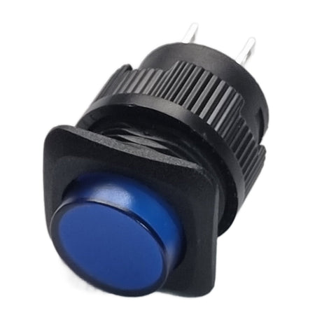 16mm Illuminated Blue Momentary Push Button Switch – 4-Pin