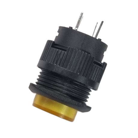 16mm Illuminated Yellow Momentary Push Button Switch – 4-Pin