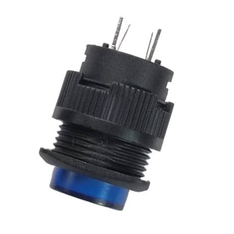 16mm Illuminated Blue Momentary Push Button Switch – 4-Pin