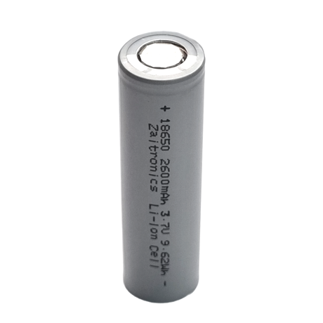 3.7V 2600mAh 18650 Cell Li-Ion Battery – Lithium Ion