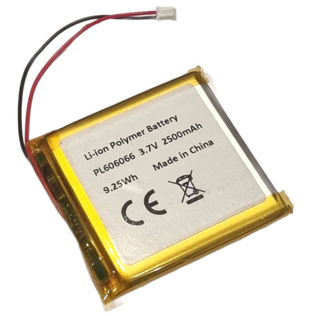 3.7V 2500mAh LiPo Battery – Lithium Polymer PL606066