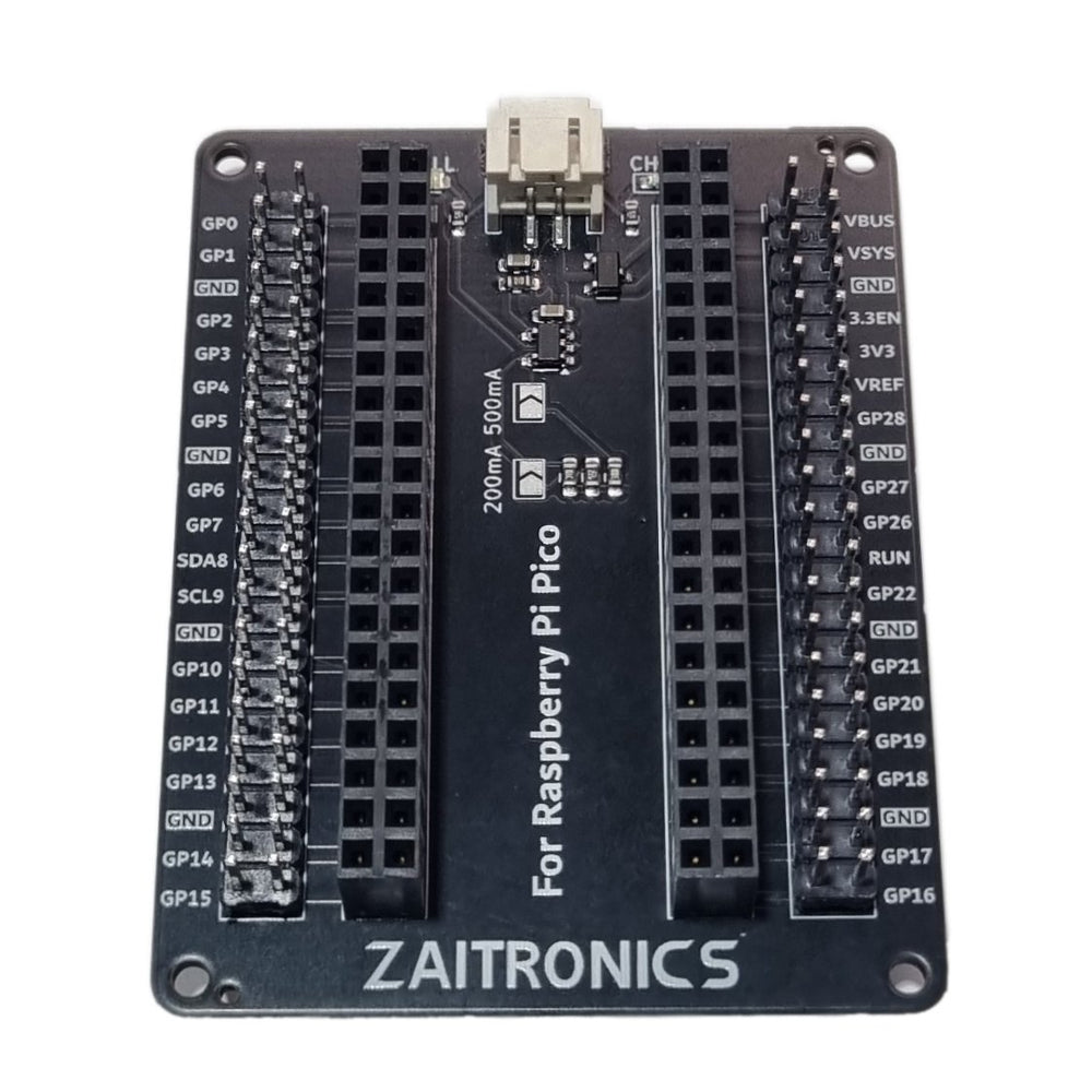 Raspberry Pi Pico Expansion Shield - 3.7V LiPo Charging Support