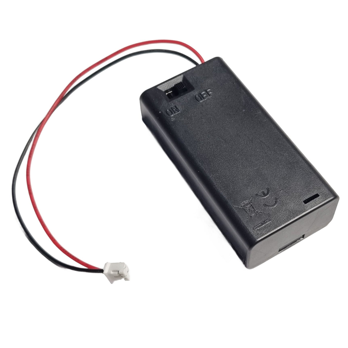 2 × AA Battery Holder Case With ON/OFF Switch & JST-PH Connector