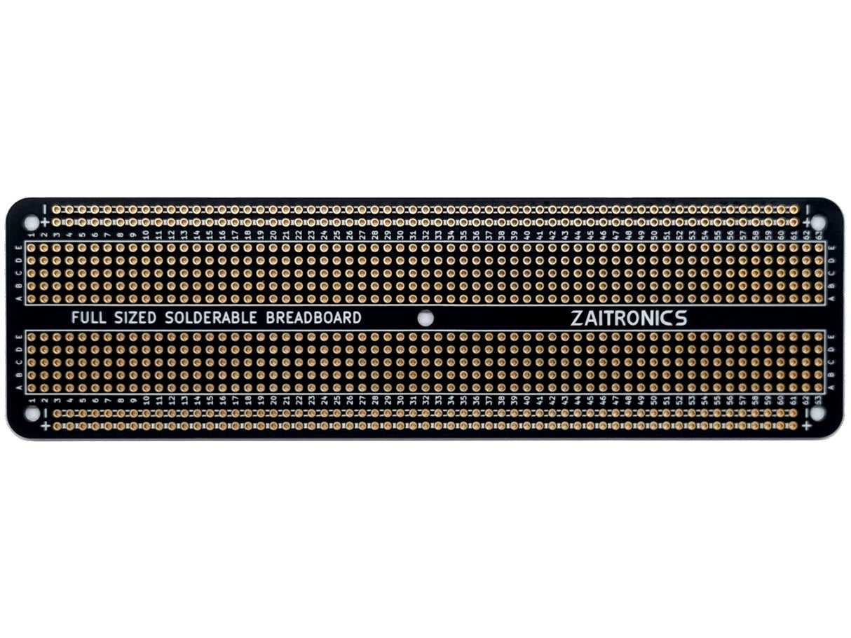 Full Sized Solderable Breadboard - 63 Rows