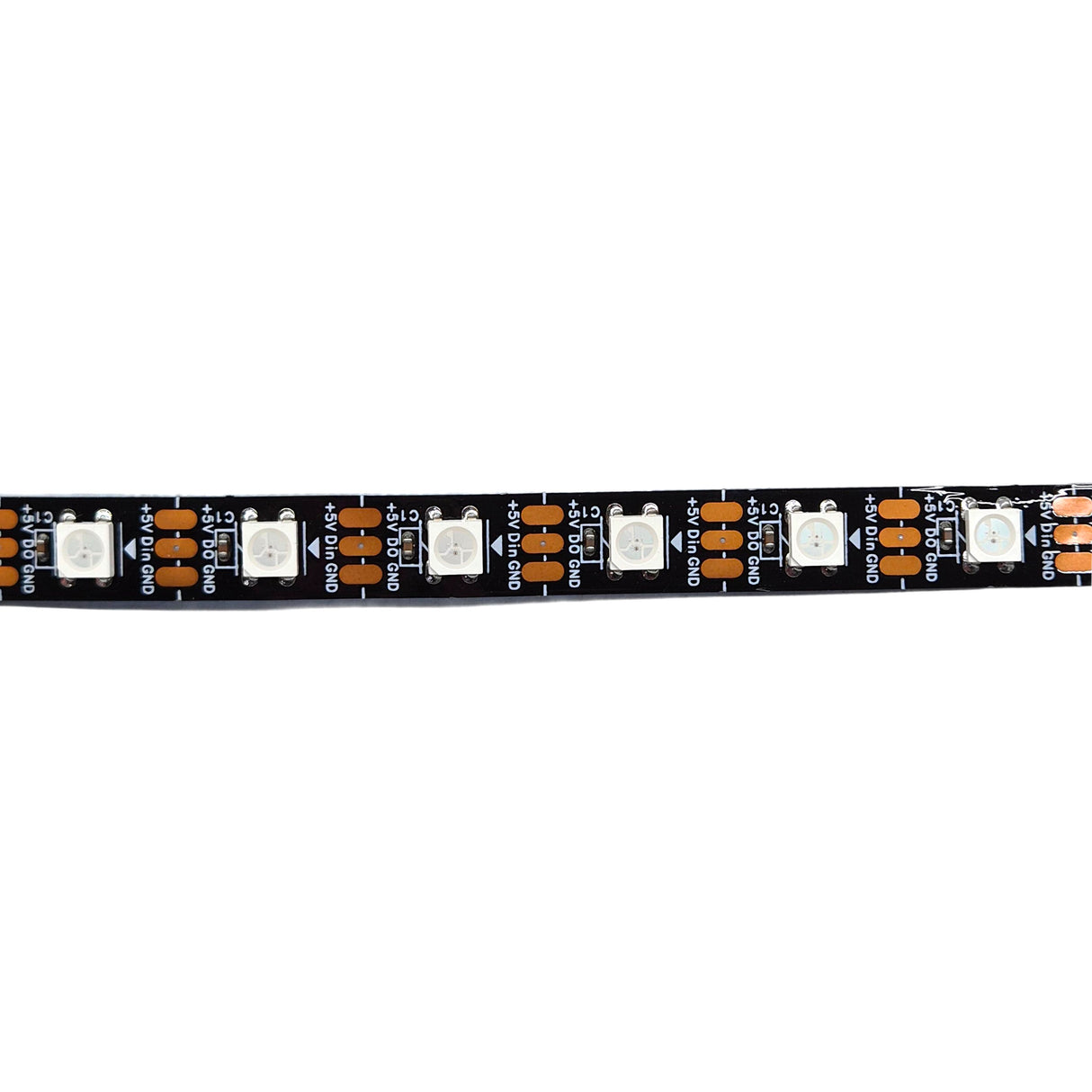 WS2812B Addressable RGB LED Strip Black PCB - 5M 60 LEDs/m IP20