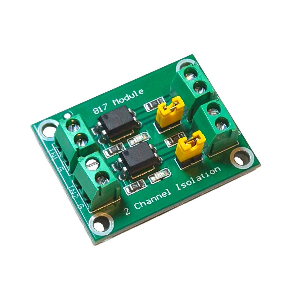 2 Channel PC817 Optocoupler Isolation Module - 3-5V Input