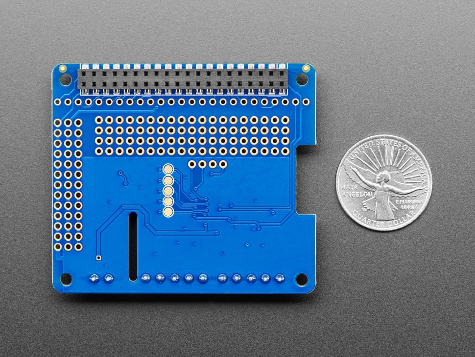 Adafruit DC & Stepper Motor HAT for Raspberry Pi - Mini Kit