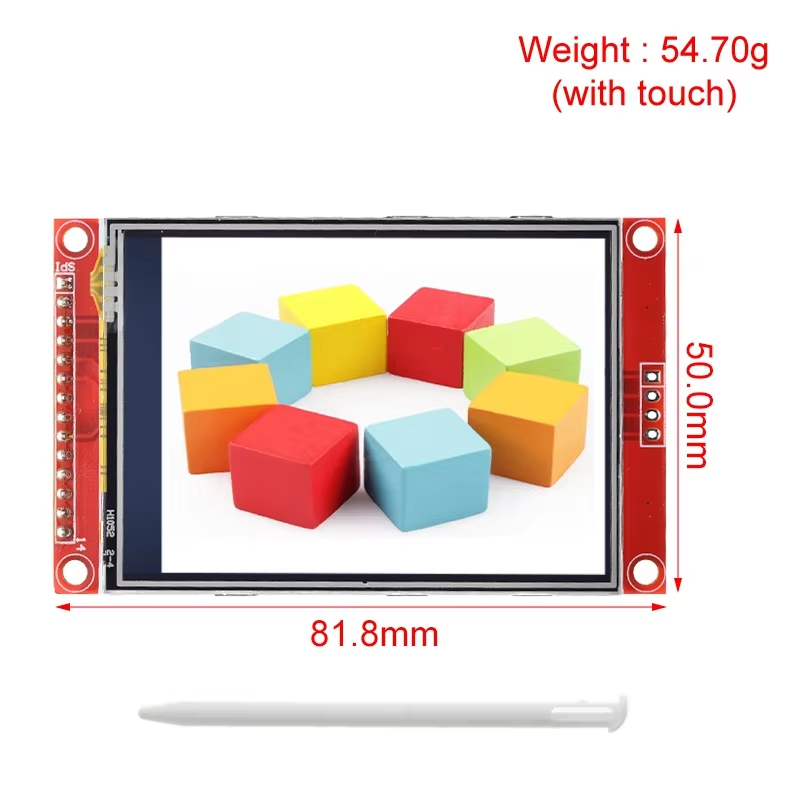 2.8" TFT LCD Touch Screen Display + Stylus - 240x320