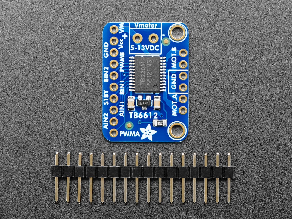 Adafruit TB6612 1.2A DC/Stepper Motor Driver Breakout Board