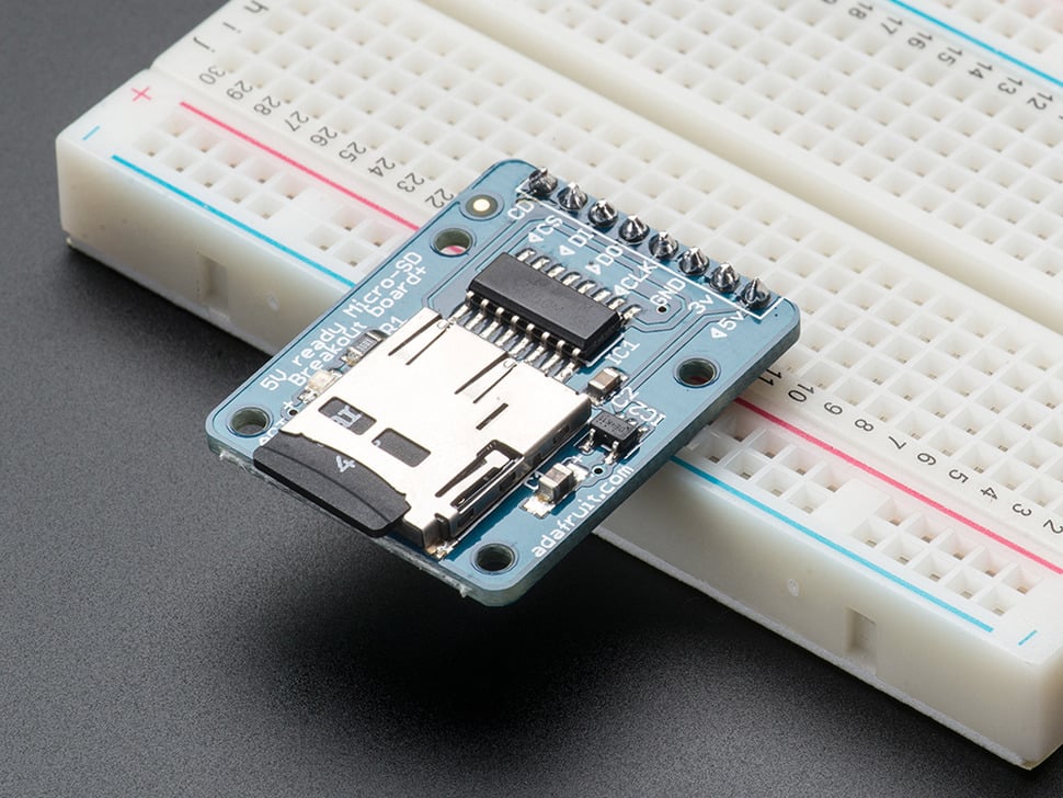 Adafruit MicroSD card breakout board+