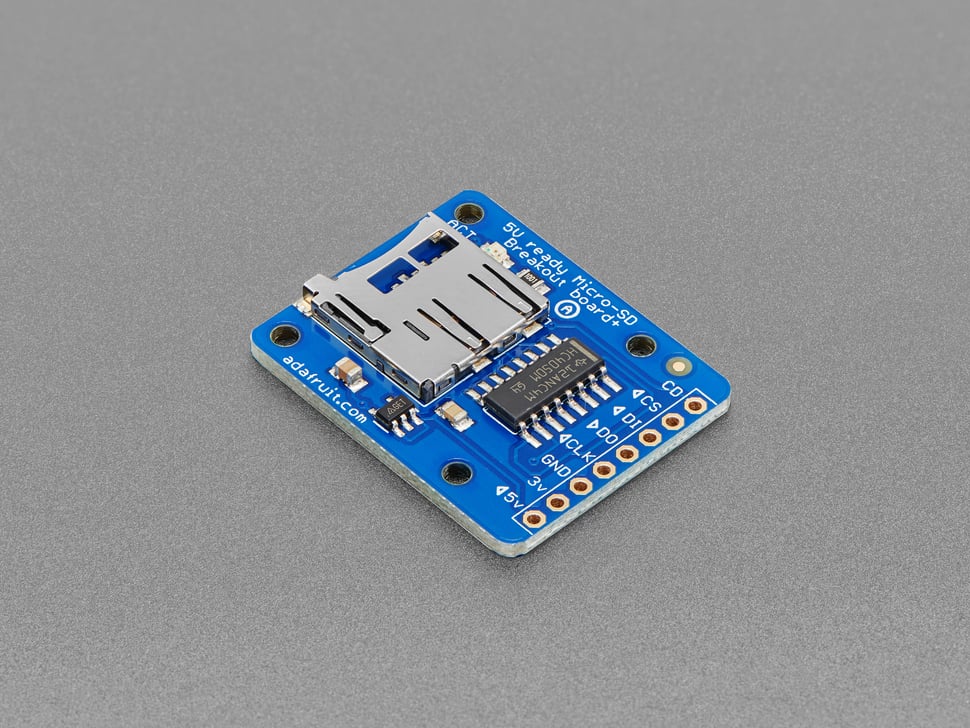 Adafruit MicroSD card breakout board+