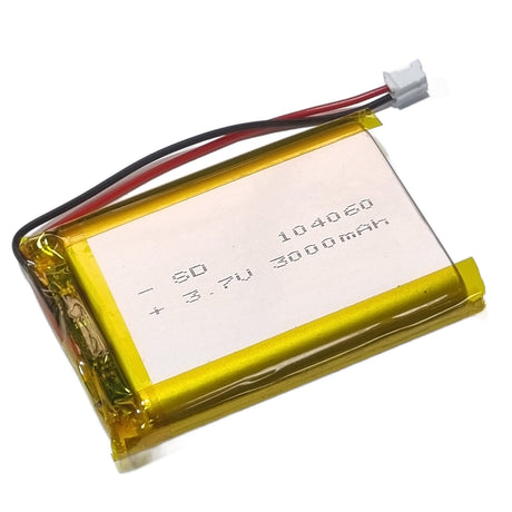 3.7V 3000mAh LiPo Battery – Lithium Polymer 104060