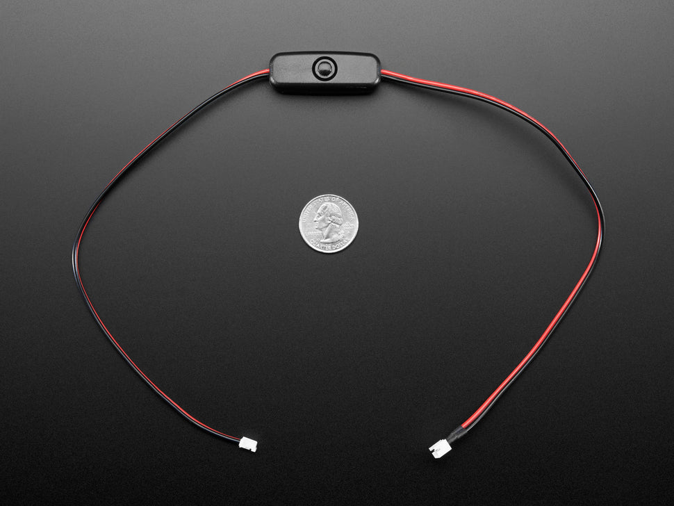 JST 2-pin Extension Cable with On/Off Switch - JST PH2