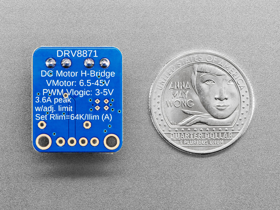 Adafruit DRV8871 DC Motor Driver Breakout Board - 3.6A Max