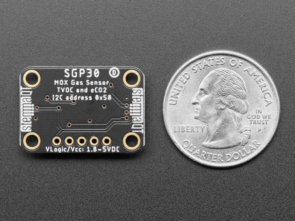 Adafruit SGP30 Air Quality Sensor Breakout - VOC and eCO2 - STEMMA QT / Qwiic