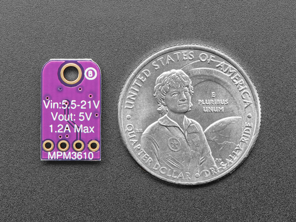 Adafruit MPM3610 5V Buck Converter Breakout - 21V In 5V Out at 1.2A