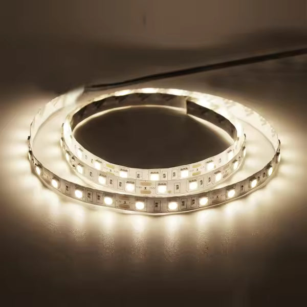 12V 24V 5050 Neutral White LED Strip - 5M 60 LEDs/m IP65