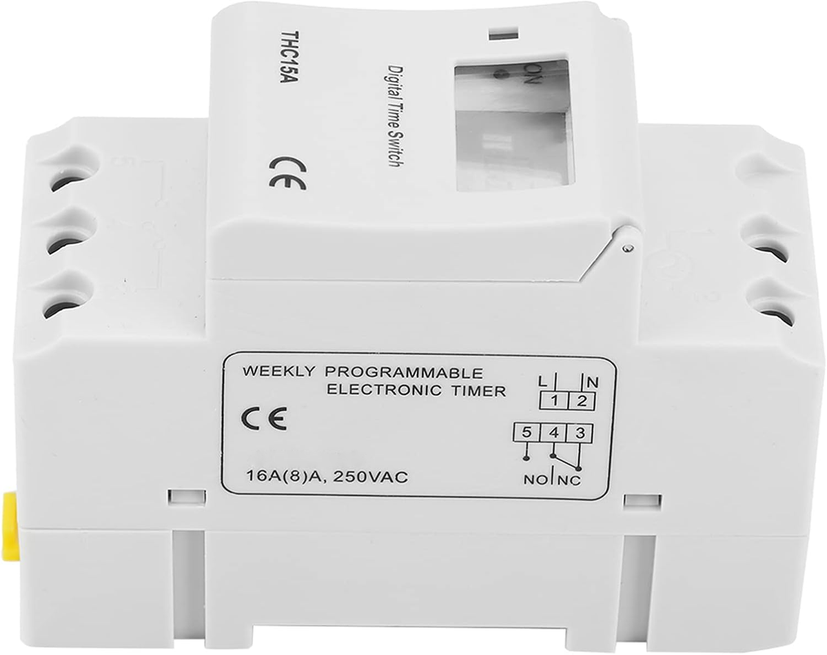 THC15A 12V DC Weekly Programmable Digital Timer Switch