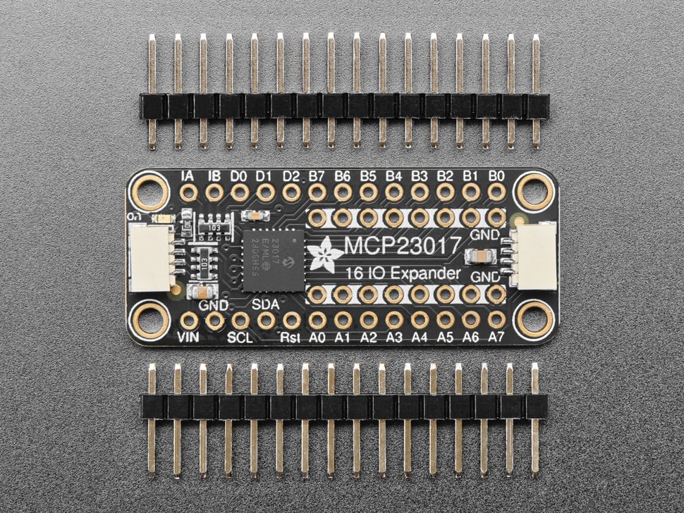 Adafruit MCP23017 I2C GPIO Expander Breakout - STEMMA QT / Qwiic