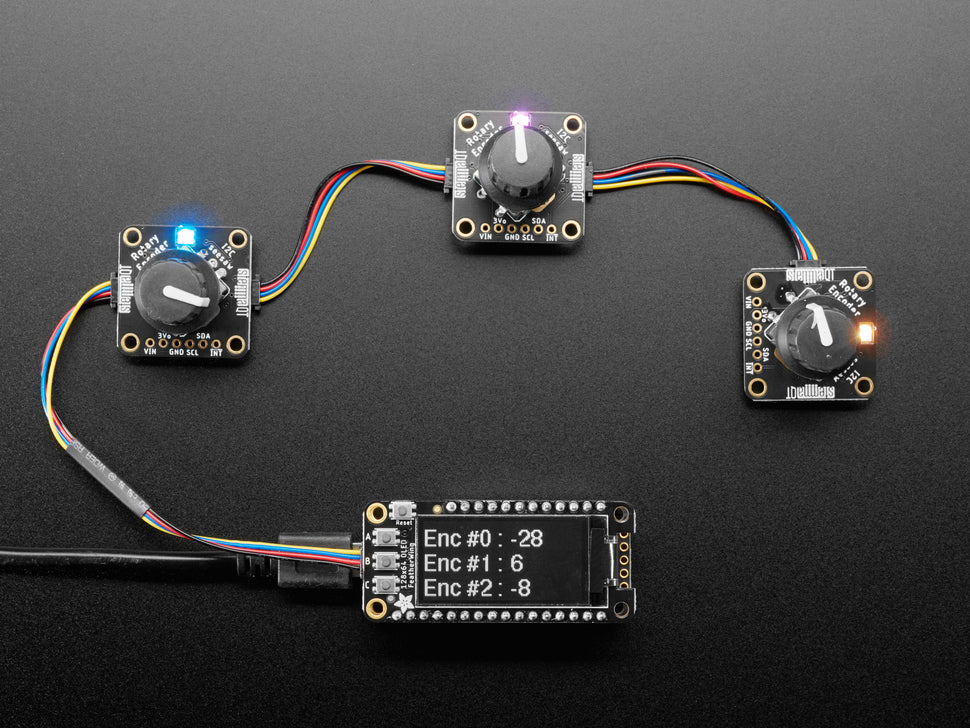 Adafruit I2C Stemma QT Rotary Encoder Breakout with Encoder - STEMMA QT / Qwiic