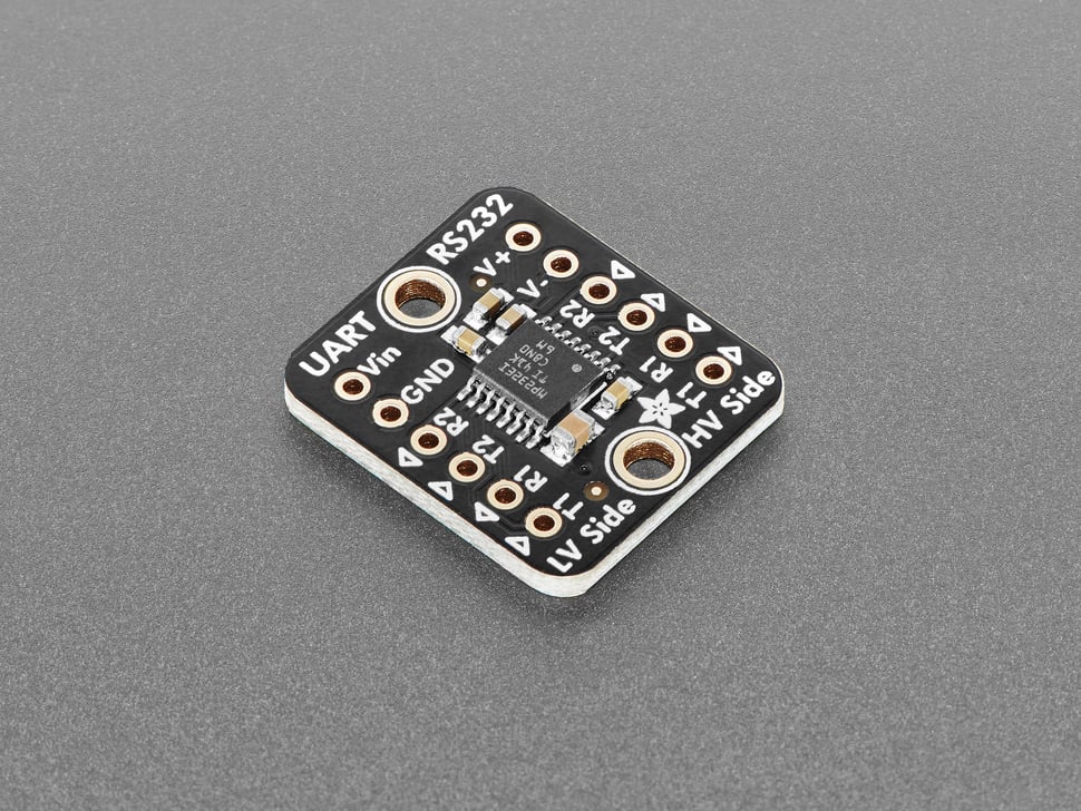 Adafruit RS232 Pal - Two Channel UART to RS-232 Level Shifters - MAX3232E