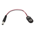 9V 'I' Type Battery Clip Snap With 2.1mm Plug