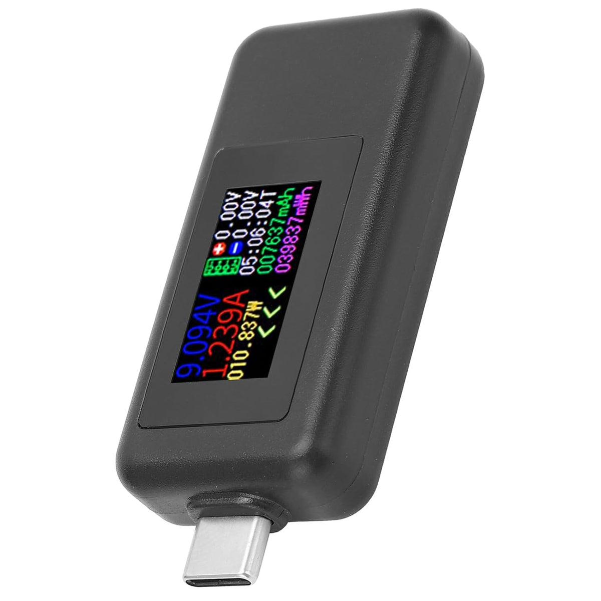 USB-C Power Meter Tester KWS-1902C Black