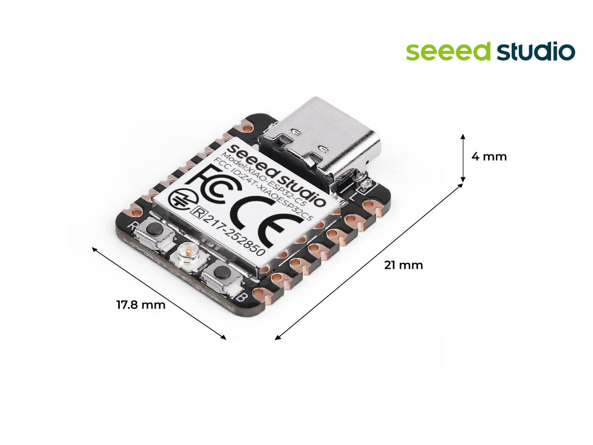 Seeed Studio XIAO ESP32-C5 Dimensions
