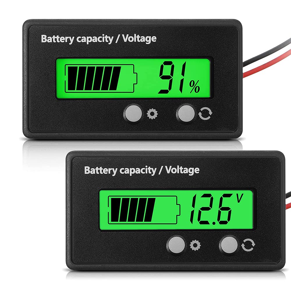 12V-48V Battery Capacity & Voltage Indicator