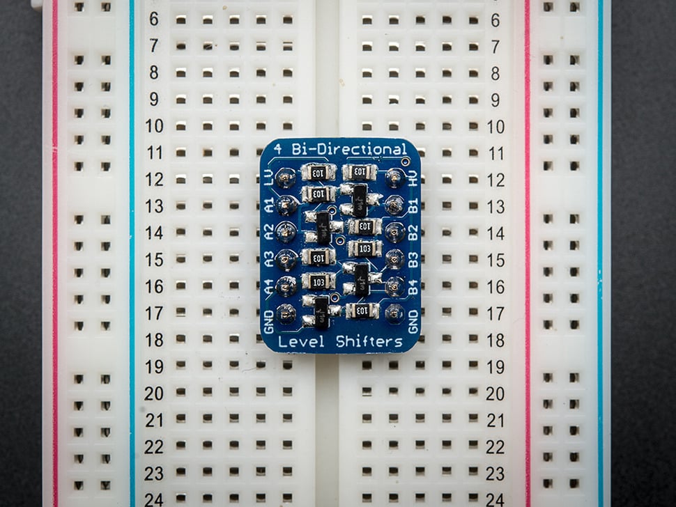 Adafruit 4-channel I2C-safe Bi-directional Logic Level Converter - BSS138