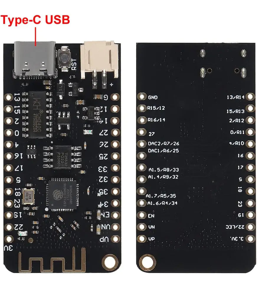 ESP32 Lite V1.0.0 USB-C WiFi + Bluetooth Development Board