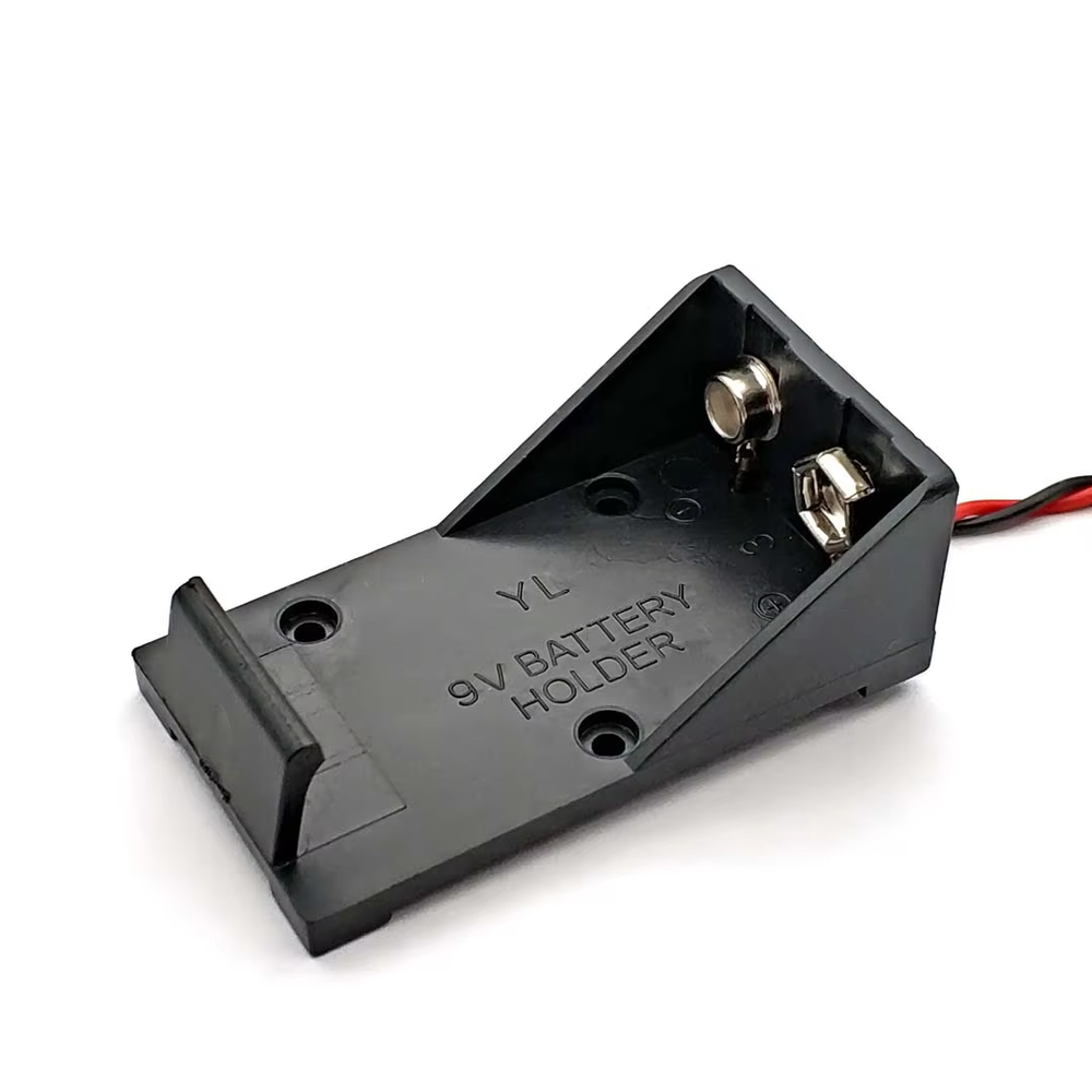 9V Battery Holder With DC 5.5mm × 2.1mm Plug