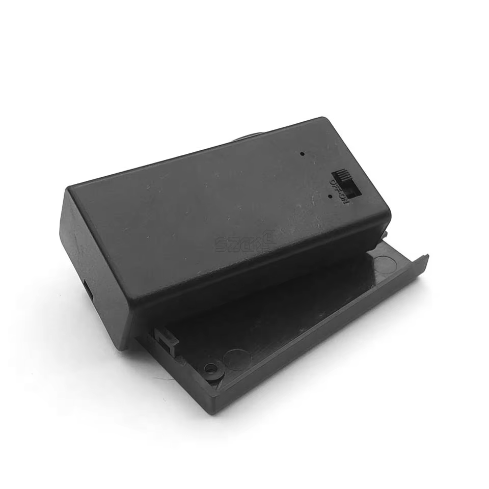 9V Battery Holder Case With DC 5.5mm × 2.1mm Plug & ON / OFF Switch