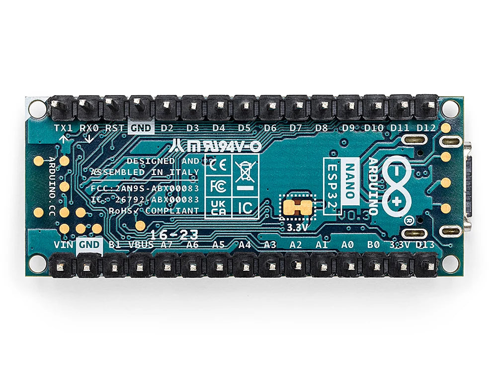 Arduino Nano ESP32 (ESP32-S3) Official Development Board - Soldered