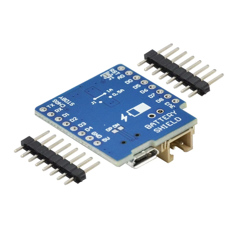 D1 Mini Battery Shield V1.1 – Wemos Single Lithium Battery Charging Module