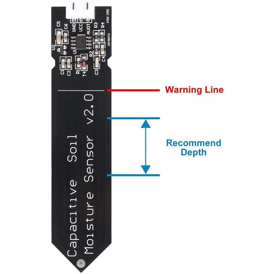 Capacitive Soil Moisture Hygrometer Sensor V2.0